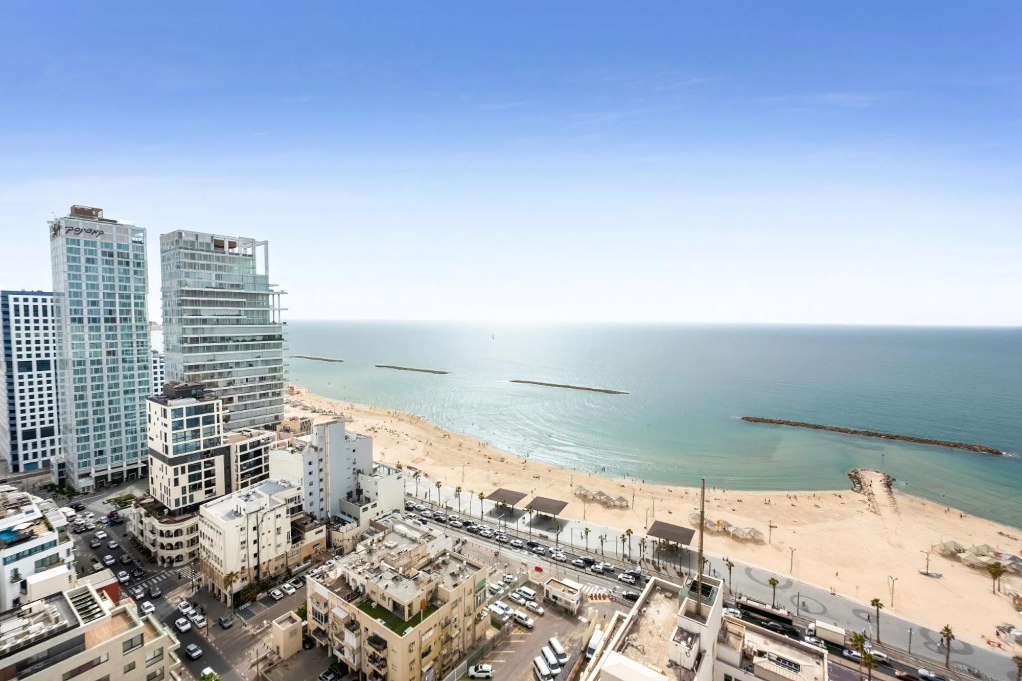 Superb Beachfront Apartments With Shelter By Sea N' Rent Tel Aviv Esterno foto